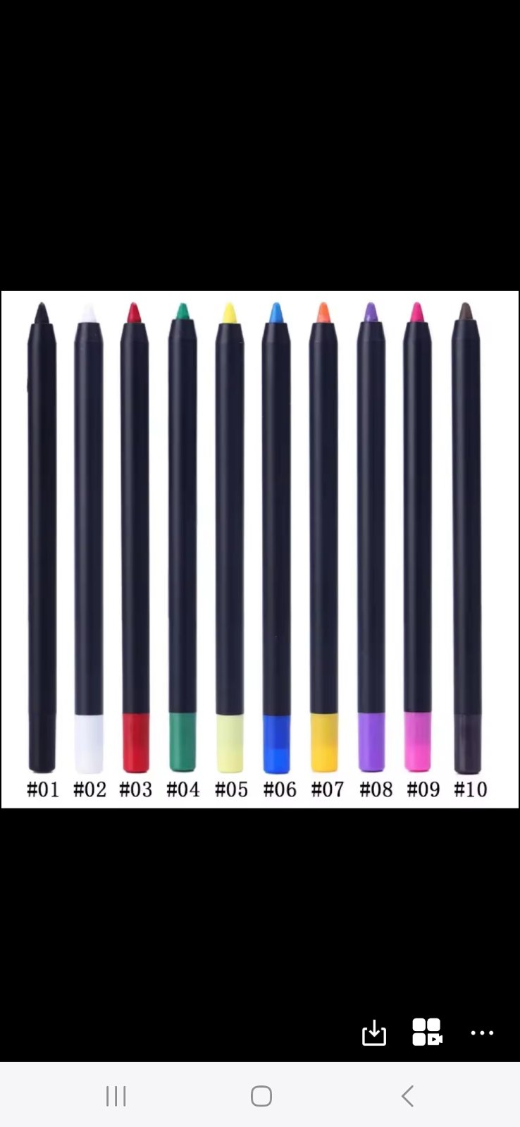 Eyeliner Set — 10 Shades